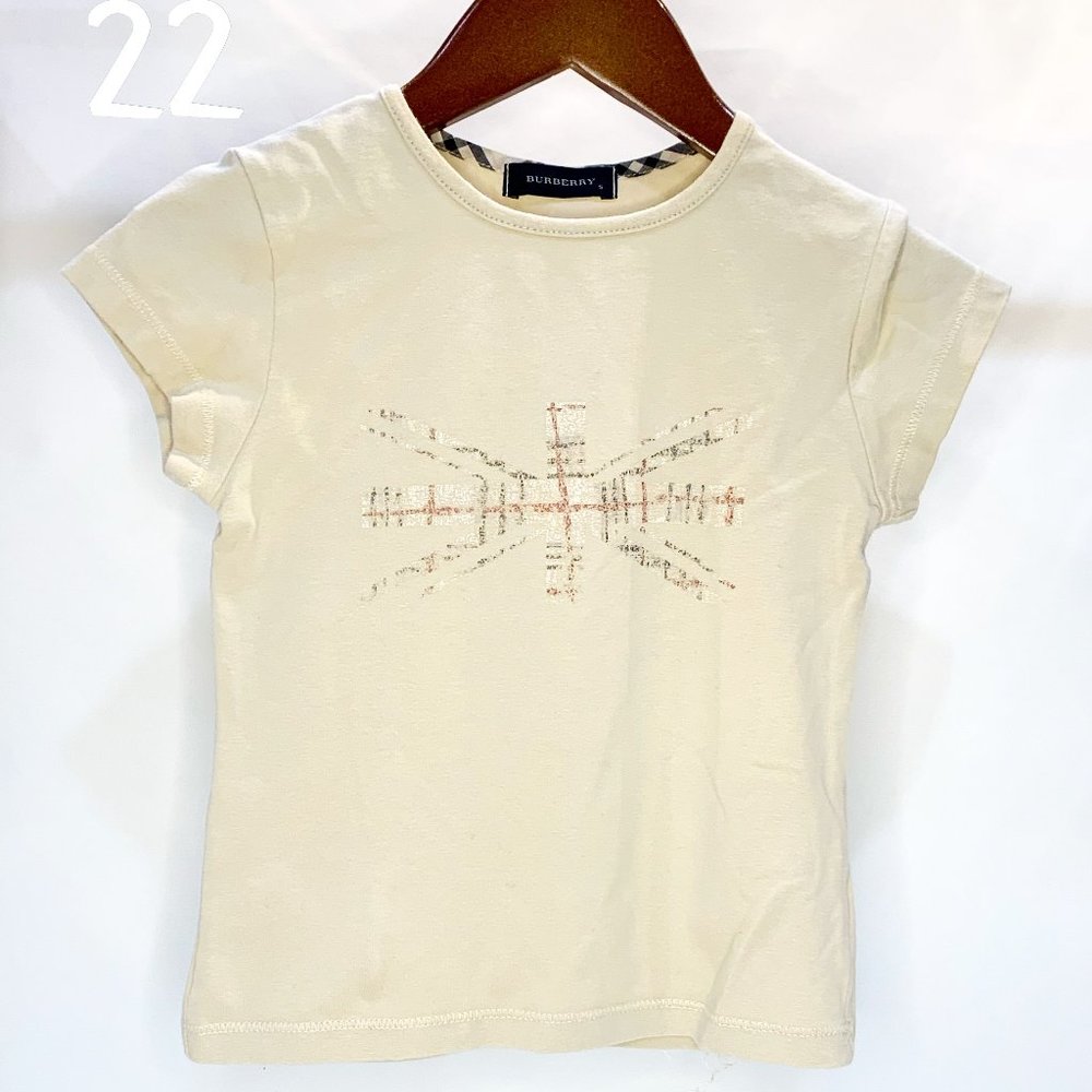 Burberry Faded Union Jack T-Shirt Size 5